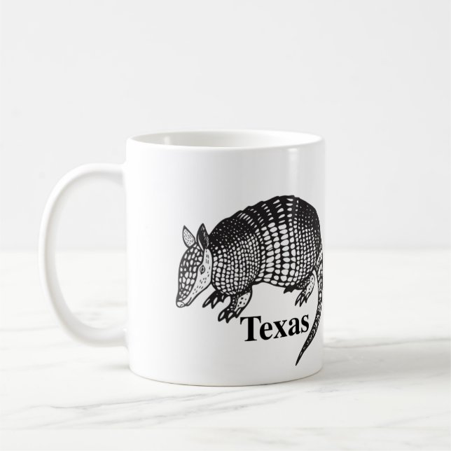 Armadillo Mug du Texas (Gauche)