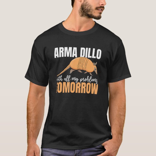 Armadillo  Possum Giant Armadillo Owner Wildlife M T-Shirt (Vorderseite)