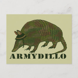 Armadillo-Posten Postkarte