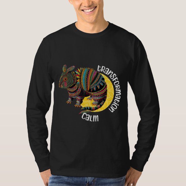 Armadillo Spirit Animal Long Sleeve T-shirt (Devant)