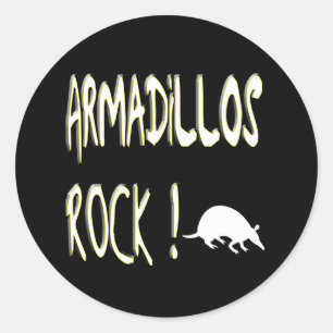 Armadillos Rock! Aufkleber