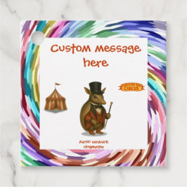 Armand, armadillo ringmaster geschenkanhänger