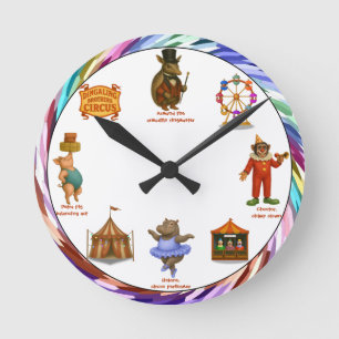 Armand, Armadillo-Ringmeister Runde Wanduhr
