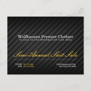 Armani Anzug Promo Postkarte