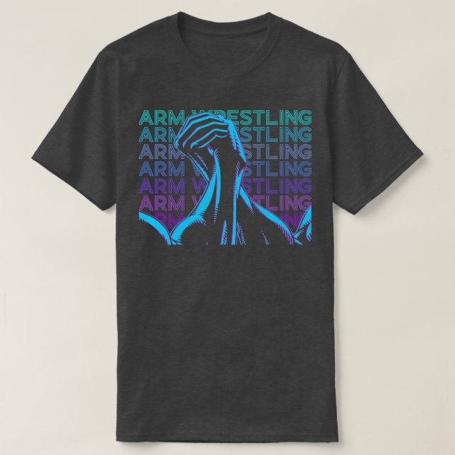 Armarm-Wrestling-Wrestling-Geschenk T-Shirt (Design vorne)