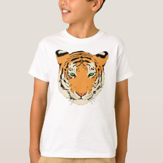 Armband-Tiger-Gesichts-Jugend-T - Shirt