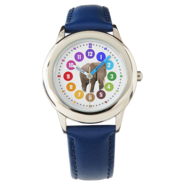 Armbanduhr als Lernuhr für Kinder - Geschenk (Vorderseite)