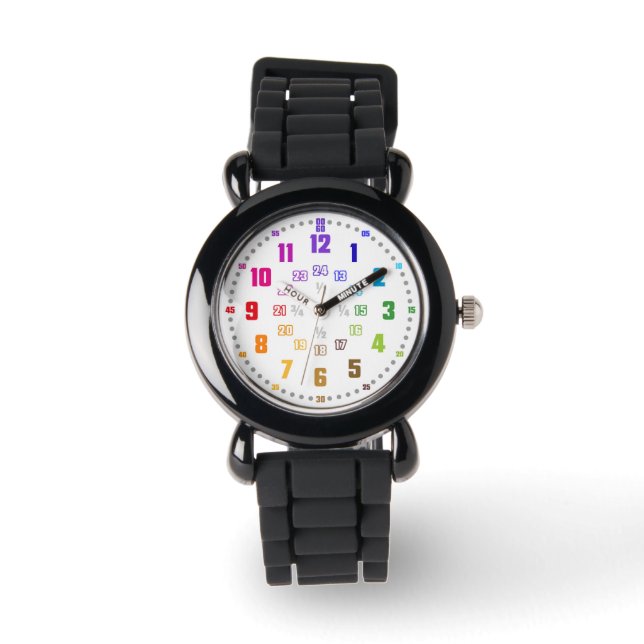 Armbanduhr als Lernuhr für Kinder - Geschenk (Vorderseite)