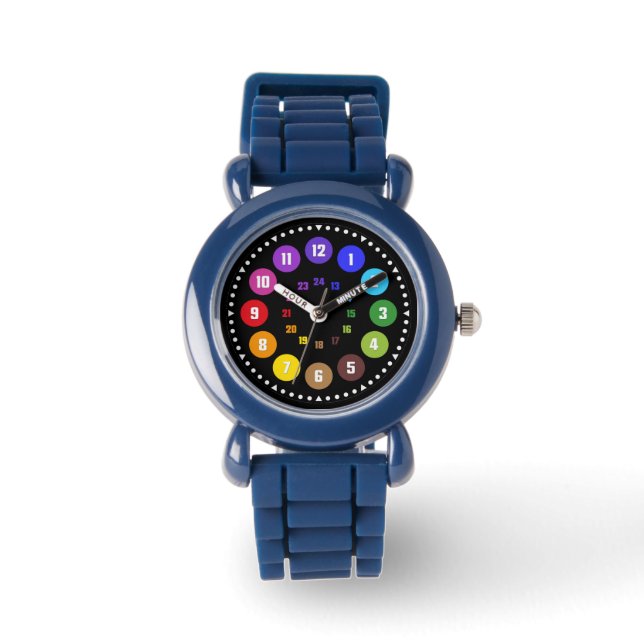 Armbanduhr als Lernuhr für Kinder - Geschenk (Vorderseite)