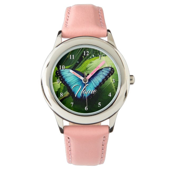 Armbanduhr für Mädchen mit niedlichem Foto (Vorderseite)