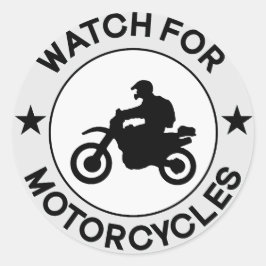 Armbanduhr für Motorräder Runder Aufkleber