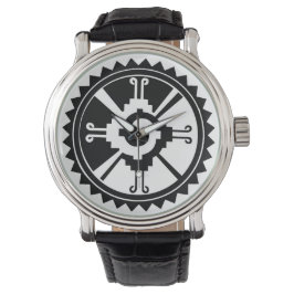 Armbanduhr mit Hunab Ku Mayan Symbol