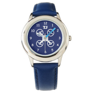 Armbanduhr mit Monogramm und Logo