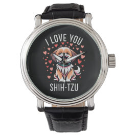 Armbanduhr - Mit Zeichnend Liebe schih Tzu