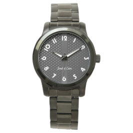 Armbanduhr "Schwarze Eleganz"