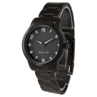 Armbanduhr "Schwarze Eleganz"