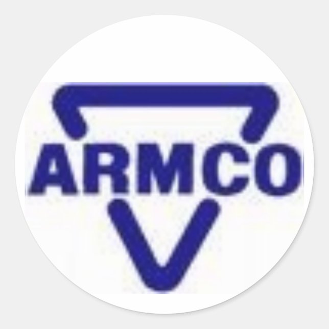 Armcoaufkleber Runder Aufkleber (Vorderseite)