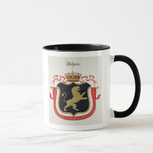 Arme der belgischen Königsfamilie, von einem Tasse
