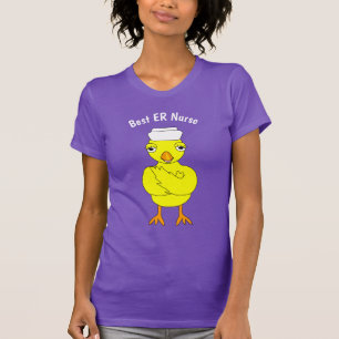 Arme der Kranken der Krankenschwester sind geklapp T-Shirt