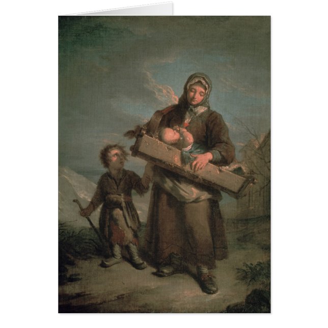 Arme Frau mit Kindern (Vorne)