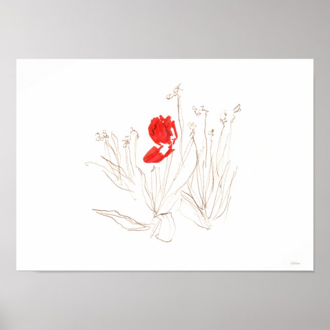Arme Tulpe Poster (Vorne)