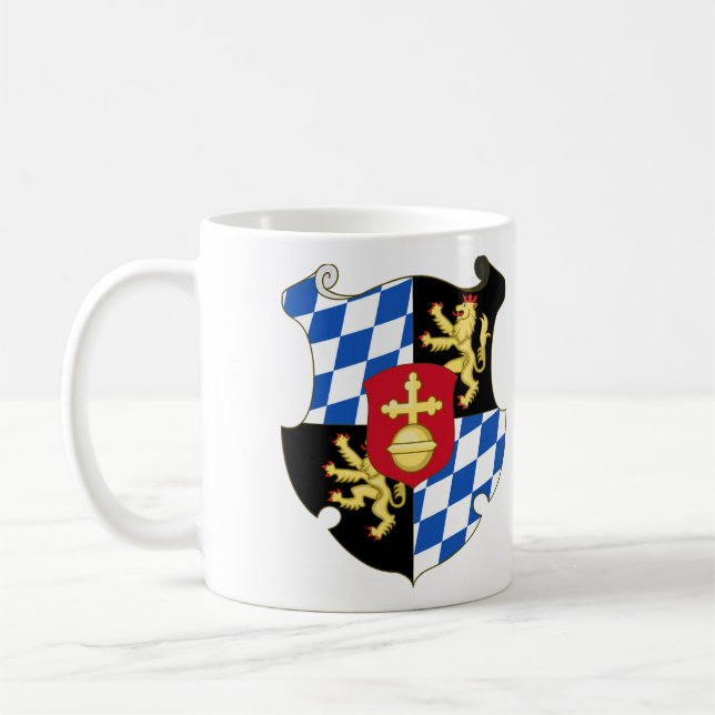 Arme von Charles VII. Albert, Kaiser-Kaiser-Kaiser Kaffeetasse (Links)