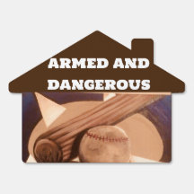 ARMED- UND GEFÄHRLICHES GARTENZEICHEN