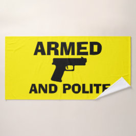 ARMED- UND POLITISCHES Badetuch Badehandtuch