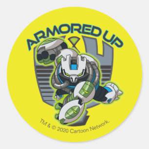 Armed Up - Omni-Kix Slapback Runder Aufkleber