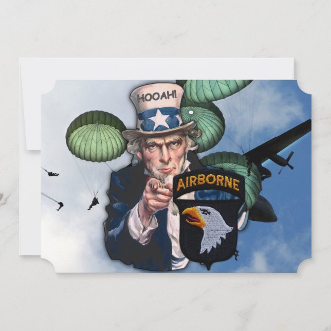 Armee 101. im Flugzeug Veteranen-Patch (Vorderseite)