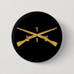 Armee - 1. Bataillon, 1. Abteilung Infanterie-Regi Button