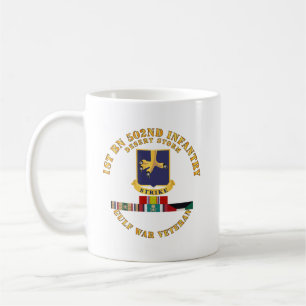 Armee - 1. Bn 502. Infanterie - Wüstensturm w Svc Kaffeetasse