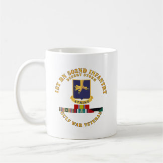 Armee - 1. Bn 502. Infanterie - Wüstensturm w Svc Kaffeetasse