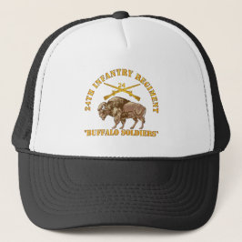 Armee - 24. Infanterie-Regime - Buffalo Soldiers Truckerkappe