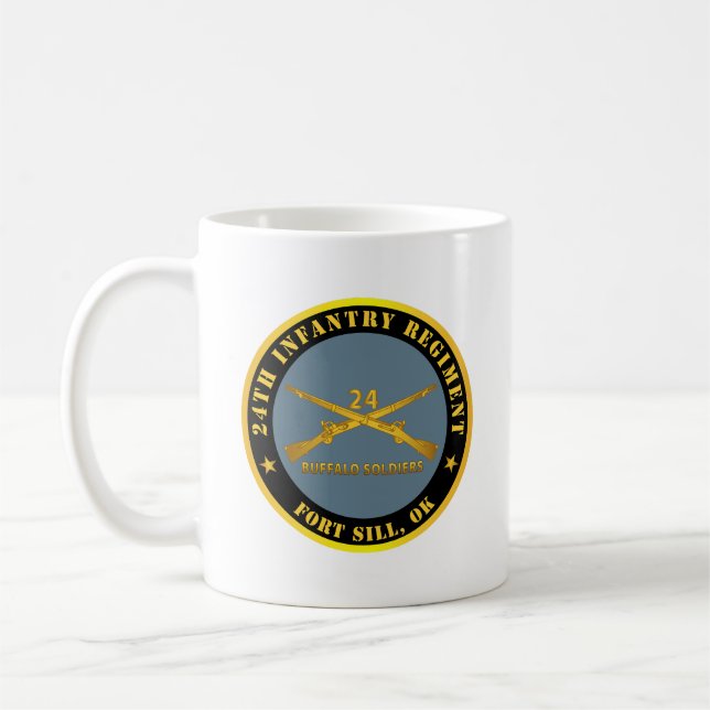Armee - 24. Infanterie-Regime - Fort Sill, OK - Bu Kaffeetasse (Links)
