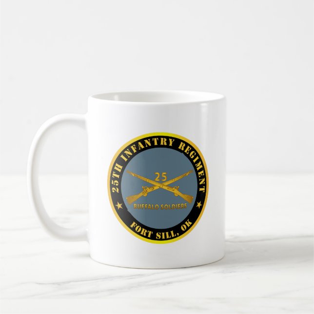 Armee - 25. Infanterie-Regime - Fort Sill, OK - Bu Kaffeetasse (Links)