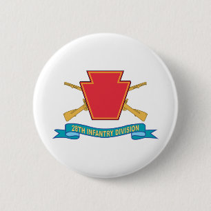 Armee - 28. Infanterieabteilung - w Br - SSI - Rib Button