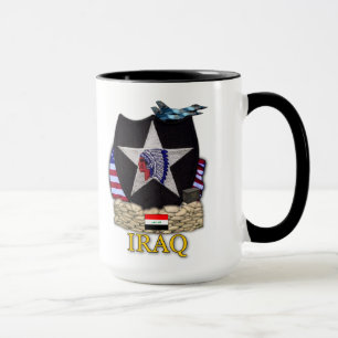 Armee 2. Infanterieabteilung Veteranen Wüstensturm Tasse