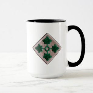 Armee 4. Infanteriedivision-Veteranentierärzte IN Tasse