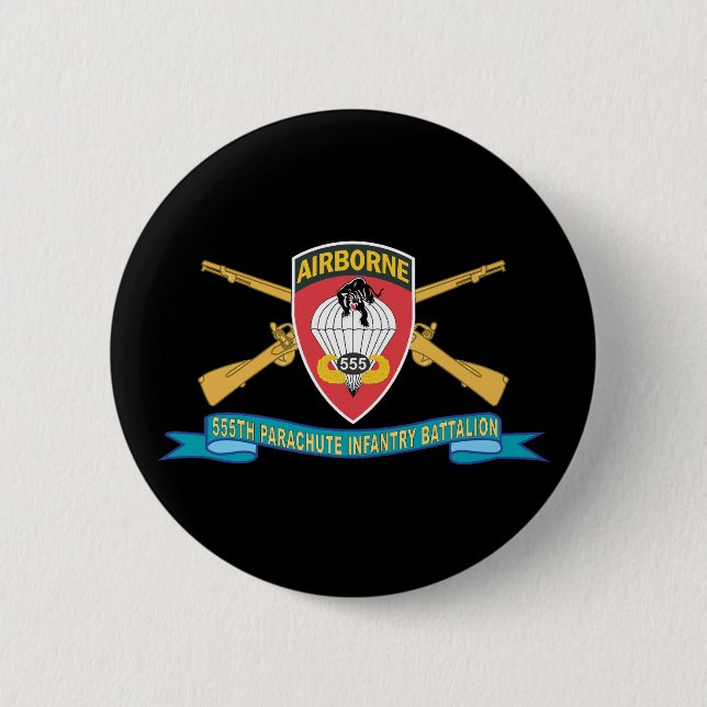 Armee - 555. Infanterie-Bataillon - SSI w Button (Vorderseite)