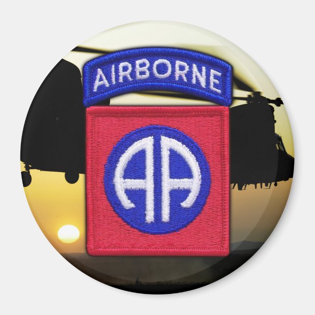 Armee 82. im Flugzeug Iraq Veteranen LRPS Magnet (Vorne)