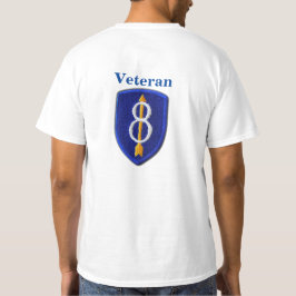 Armee 8. ID Infanteriedivision fort jackson vets T T-Shirt