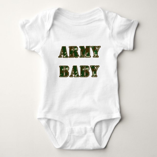 Armee-Baby Baby Strampler (Vorderseite)