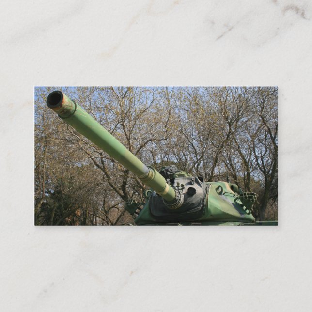 Armee-Behälter-Visitenkarten Visitenkarte (Vorderseite)