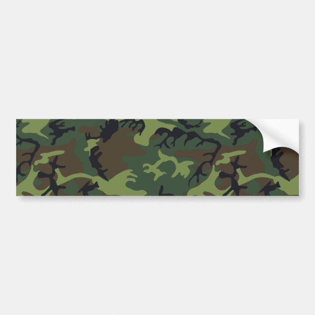 Armee-Camouflage Autoaufkleber (Vorne)
