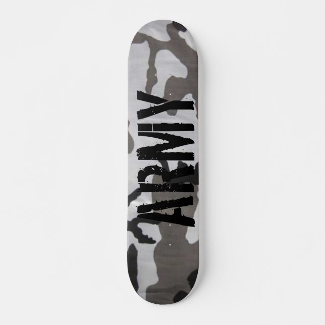 Armee-Camouflage Skateboard (Vorne)