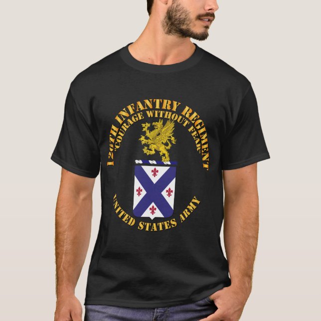 Armee - COA - 126. Infanterie-Regiment T-Shirt (Vorderseite)