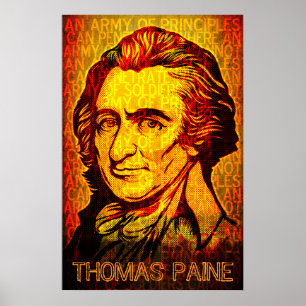 Armee der Principles Thomas Paine Print Poster