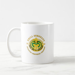 Armee - Drill Sgt Abzeichen - Advanced Individual Kaffeetasse