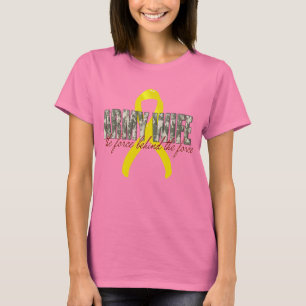 Armee-Ehefrau die Kraft hinter der Kraft T-Shirt